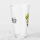 Bienenfreundliches Textdesign Glas (Rechts)