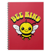 Bienenfreundliches Textdesign Notizblock (Vorderseite)