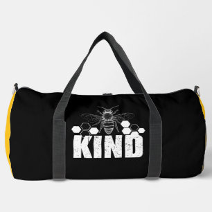 Bienenfreundliches Waben-Grafikdesign Duffle Bag