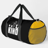 Bienenfreundliches Waben-Grafikdesign Duffle Bag (Rechte Ecke)