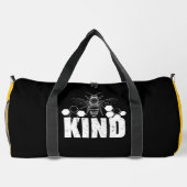 Bienenfreundliches Waben-Grafikdesign Duffle Bag (Rückseite)