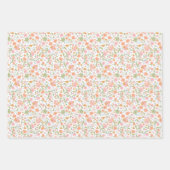 Bienengarten-Blumen-Matching-Set Geschenkpapier Set (Vorderseite)
