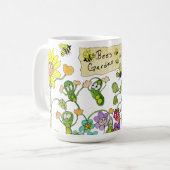 Bienengarten Kaffeetasse (Vorderseite Links)