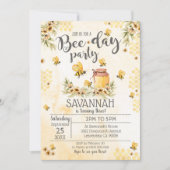 Bienengeburt Einladung Bienentag Party (Vorderseite)
