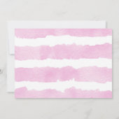 Bienengeburtstag Foto Einladung (Rückseite)