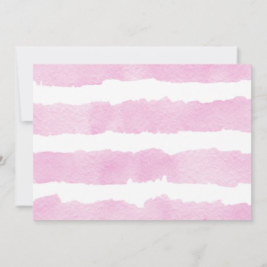 Bienengeburtstag Foto Einladung (Rückseite)