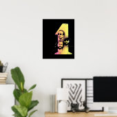 Bienengees-Anzahl Poster (Heimbüro)