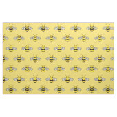Bienengelb Gemustert Stoff (Fat Quarter (45,7 x 55,9 cm))