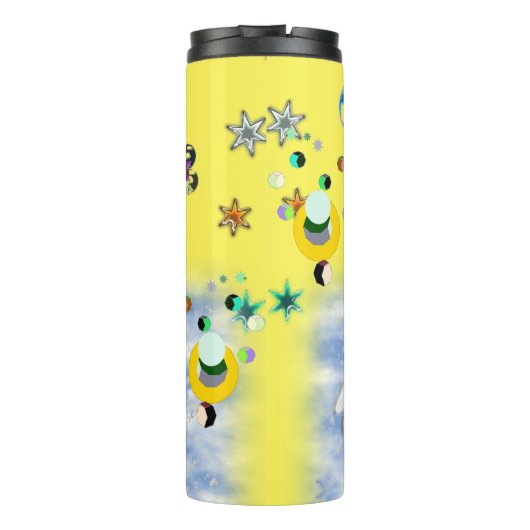 Bienengelb Thermosbecher (Rückseite)