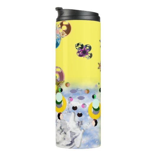 Bienengelb Thermosbecher (Nach rechts gedreht)