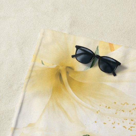 Bienengelbe Honigwabenpaar, monogramm Strandtuch (Beispiel)