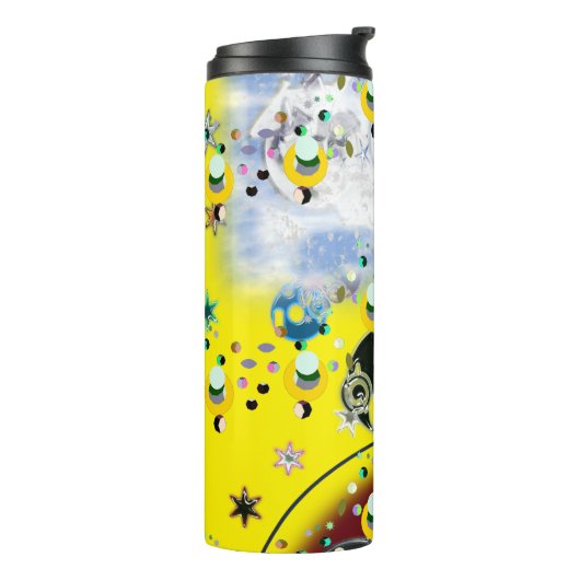 Bienengelber Star Thermosbecher (Nach links gedreht)