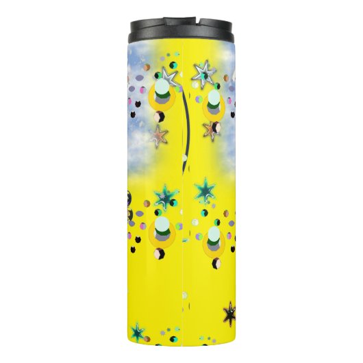 Bienengelber Star Thermosbecher (Rückseite)