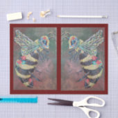 Bienengemälde Seidenpapier (Handwerk)