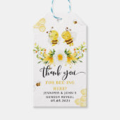 Bienengeschlecht enthüllt danke geschenkanhänger (Vorderseite)