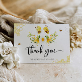 Bienengeschlecht enthüllt Dankeschön-Karte Karte