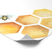 Bienengeschlecht enthüllt Kartografie von Jungen o Poster (Ecke)