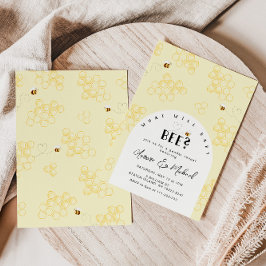 Bienengeschlecht offenbart Einladung. Was wird die Einladung