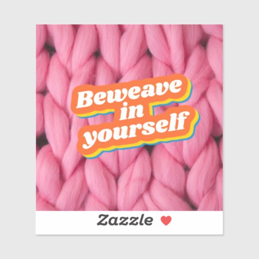 Bienengewebe in der Aufkleber (Blatt)