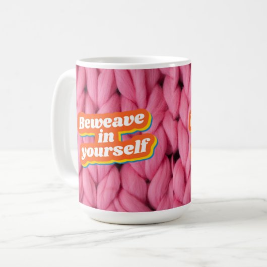 Bienengewebe in der Tasse (Vorderseite Links)