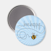 Bienenglückmagnet Magnet (Vorderseite/Rückseite)