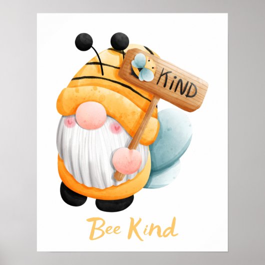 Bienengnomposter Poster (Vorne)
