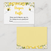 Bienengoldblütendusche Windelwanne Begleitkarte (Vorne/Hinten)