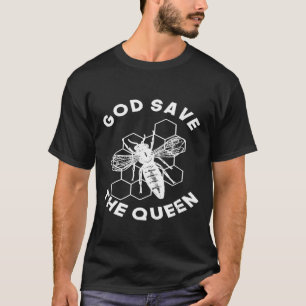 Bienengott Rettete die Königin große Buzzing Imker T-Shirt