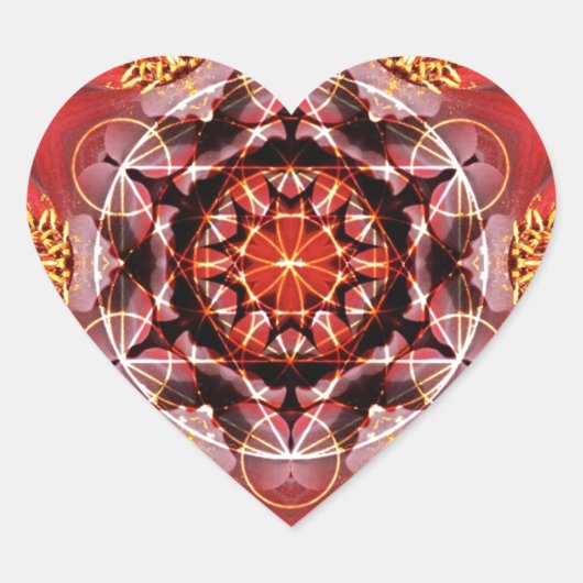 Bienengrün Herz-Aufkleber (Vorderseite)