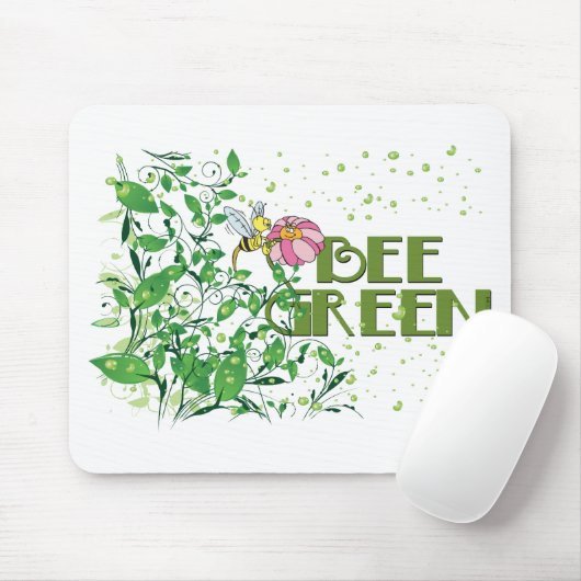 Bienengrün Mousepad (Mit Mouse)