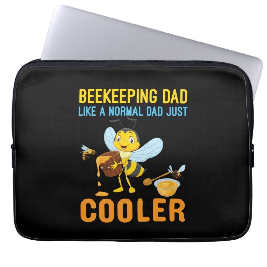 Bienenhalter Art BeeKeeping Vater Laptopschutzhülle (Vorderseite)