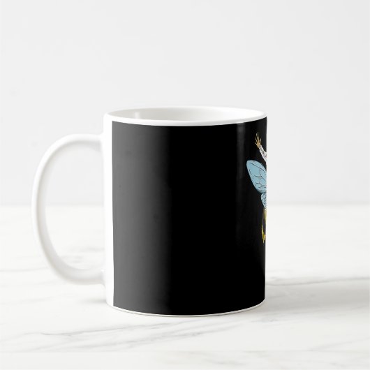 Bienenhalter auf Honigbienenhalter Funny Kaffeetasse (Links)