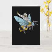 Bienenhalter auf Honigbienenhalter Funny Karte (Gelbe Blume)