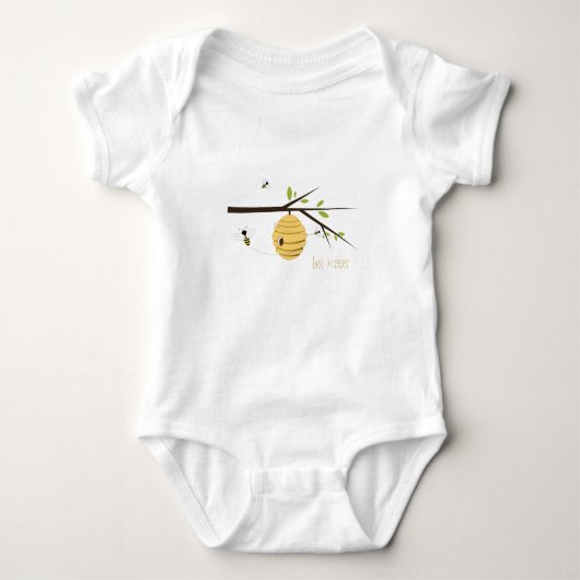 Bienenhalter Baby Strampler (Vorderseite)