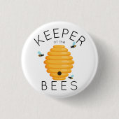 Bienenhalter Button (Vorderseite)