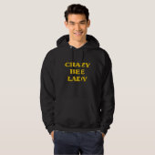 Bienenhalter Crazy Bee Lady Bee T-Shirt Hoodie (Vorne ganz)