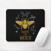 Bienenhalter im Bienenstock-Shirt Graffiti Mousepad (Mit Mouse)