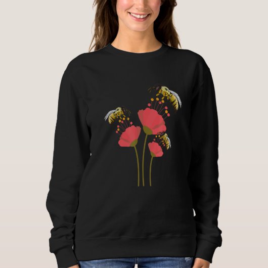 Bienenhalter im Retro-Imker Vintag 1 Sweatshirt (Vorderseite)