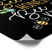 Bienenhalter Niedliche Biene Albern Honest Bee Kin Poster (Ecke)
