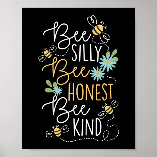 Bienenhalter Niedliche Biene Albern Honest Bee Kin Poster (Vorne)