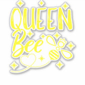 Bienenhalter Niedlicher Bienenhalter Queen Bee Cro Aufkleber (Vorderseite)