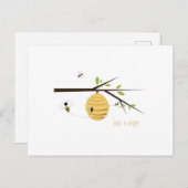 Bienenhalter Postkarte (Vorne/Hinten)
