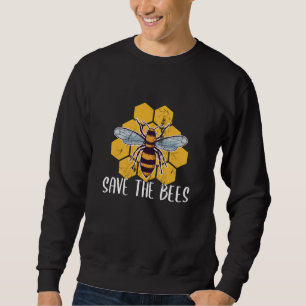 Bienenhalter Rette das Bienenzuchtgeschenk Sweatshirt