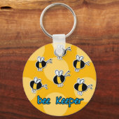 Bienenhalter Schlüsselanhänger (Vorderseite)