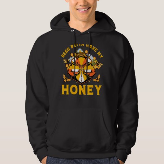 Bienenhalter-Sprichwort 41 Hoodie (Vorderseite)
