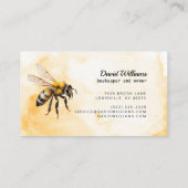 Bienenhalter Visitenkarte (Rückseite)