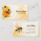 Bienenhalter Visitenkarte (Vorne/Hinten)