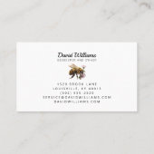 Bienenhalter Visitenkarte (Rückseite)