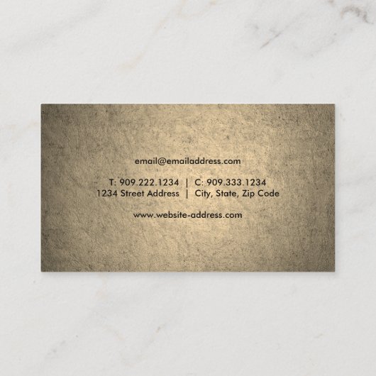 Bienenhalter Visitenkarte (Rückseite)