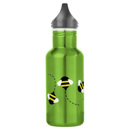 Bienenhalter Wasserflasche mit Namen (Links)